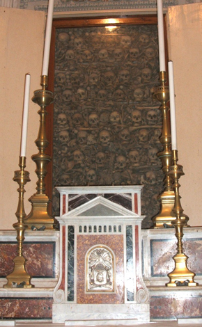 Schädel der Märtyrer in der Kathedrale in Otranto 