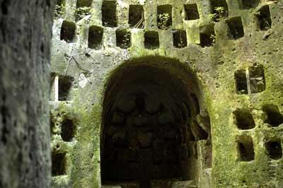 Torre Pinta, Ipogeo - L'abside centrale